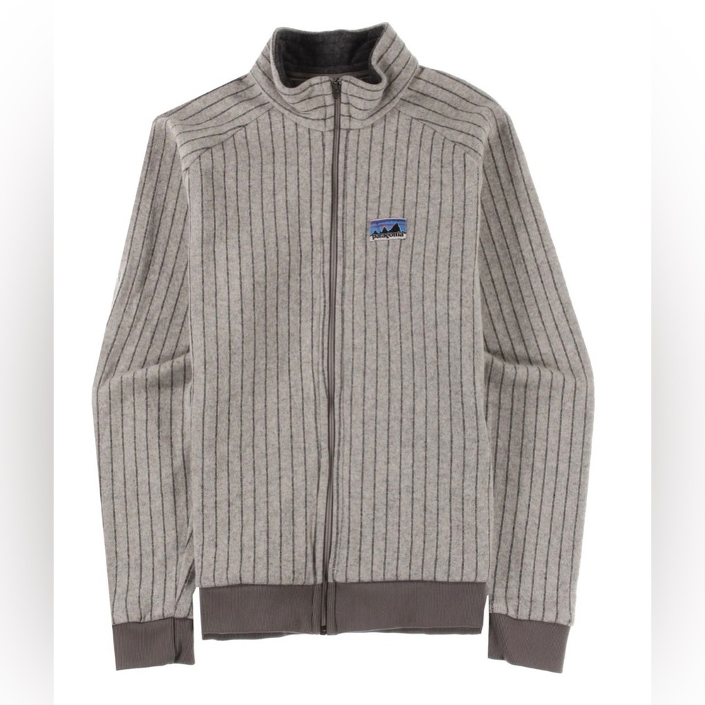 Patagonia Mens Wool Stripe Quilt Again  Jacket Size M